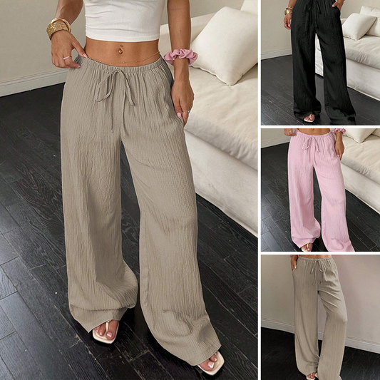 ❣️2026 New Arrival❣️Versatile Solid Color Wide Leg Pants