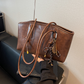 👜 46% OFF NOW! ✨ Women's Vintage PU Leather Shoulder Bag – Elegant Design, Spacious & Perfect for Daily Use 🌸