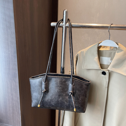 👜 46% OFF NOW! ✨ Women's Vintage PU Leather Shoulder Bag – Elegant Design, Spacious & Perfect for Daily Use 🌸