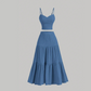 🥳SUMMER HOT SALE🥳💞50K+ SOLD!💥50% OFF! 🔥2-Piece Boho Set – Adjustable, Crinkle Fabric & Flattering Fit 👗🌿【Limited Offer】