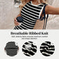 👗 60% OFF NOW! ✨ Sleeveless Striped Ribbed Knit Dress – Figure-Hugging, Comfortable & Perfect for Summer & Casual Wear 🌸