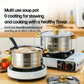 📢📢49%  OFF !! ⏰5-Piece Stainless Steel Cookware Set with Glass Lids