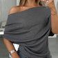 ⏳Limited-time 50% off⏰Women's Asymmetrical Off-Shoulder Batwing Sleeve Top👚