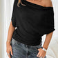 ⏳Limited-time 50% off⏰Women's Asymmetrical Off-Shoulder Batwing Sleeve Top👚