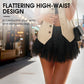 🔥 Hot sale 46% OFF🔥💐Chic Pleated Lace Trim Mini Skirt
