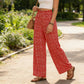 👖 LIMITED-TIME 50% OFF! 💥 Women's Smocked High Waist Wide Leg Pants – Elastic Waist, Flowy Silhouette, Comfy ✨
