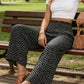 👖 LIMITED-TIME 50% OFF! 💥 Women's Smocked High Waist Wide Leg Pants – Elastic Waist, Flowy Silhouette, Comfy ✨