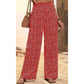 👖 LIMITED-TIME 50% OFF! 💥 Women's Smocked High Waist Wide Leg Pants – Elastic Waist, Flowy Silhouette, Comfy ✨