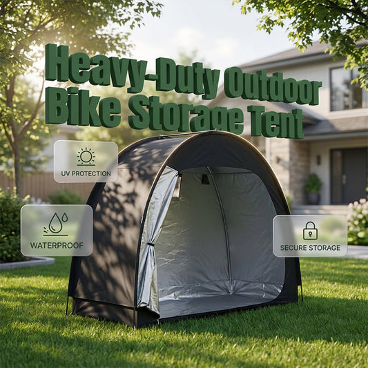 ✨ Heavy-Duty Outdoor Bike Storage Tent - Waterproof &amp; UV-Protected ✨