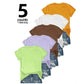 👕 50% OFF NOW! 🌈 5-Pack Versatile Solid Color T-Shirt – Soft Cotton, Breathable & Perfect for Daily Wear✨
