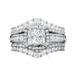 💍 2026 Sale — Over 71,000 Sold!✨ Women's Princess Cut CZ Ring – Multi-Layered Band & Brilliant Sparkle 🌟
