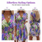 👗 LIMITED-TIME 50% OFF! ✨ Floral V-Neck A-Line Dress – Smocked Waist, Ruffled Hem, Summer Ready 🌸