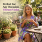 👗 LIMITED-TIME 50% OFF! ✨ Floral V-Neck A-Line Dress – Smocked Waist, Ruffled Hem, Summer Ready 🌸