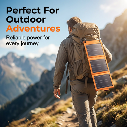 ☀️ LIMITED-TIME 50% OFF! ✨ Portable Solar Panel – Foldable, USB Charging, Weather-Resistant 🎒