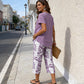 👗 LIMITED-TIME 50% OFF! ✨ Women’s 2-Piece Set – Asymmetrical Tunic & Printed Pants, Breathable 🌺