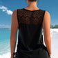 🏊‍♀️51% OFF NOW! 👙 Women's Printed Two-Piece Tankini Swimsuit – Adjustable Ruched Sides, Full Coverage & Stylish Criss-Cross Neckline ✨