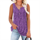 💗LAST DAY SALE 57% OFF⚡Women's Printed Button Sleeveless Top