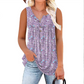 💗LAST DAY SALE 57% OFF⚡Women's Printed Button Sleeveless Top