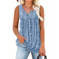 💗LAST DAY SALE 57% OFF⚡Women's Printed Button Sleeveless Top