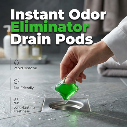 ⏳🔥LIMITED-TIME 50% OFF! ⏰🚽 Drain Deodorizer Pods – Bio-Enzyme Formula, Instant Fresh Scent & No Harsh Chemicals 💧🌿
