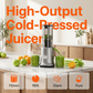 ✨🥤60% OFF + FREE SHIPPING🍎High Yield Cold Press Juicer – 110mm Ultra Wide Feeding Funnel, 98% Juice Extraction & Easy Cleaning ⚡