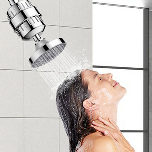 🚿 LIMITED-TIME 50% OFF! 💥 20-Stage Filtered Shower Head – 5 Spray Modes, 360° Swivel, Skin & Hair Care ✨