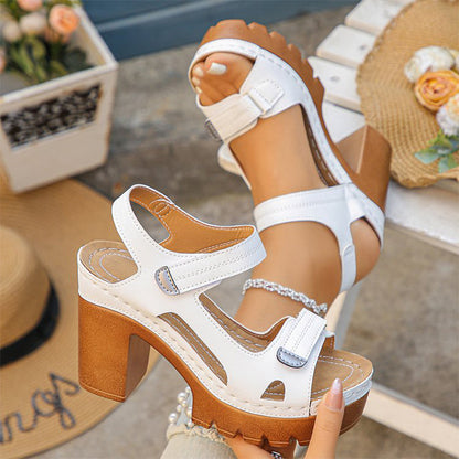 👡 50% OFF NOW! 🔥 Women's Summer Platform One-Strap Sandals – Comfortable, Lightweight & Perfect for Beach or Daily Wear ☀️