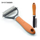 🐕 50% OFF NOW! 🐈 Double-Sided Deshedding Pet Grooming Brush – Dual-Sided Design, Ergonomic Handle & Gentle Grooming ✨