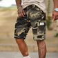 🩳 LIMITED-TIME 50% OFF! ✨ Men's Relaxed Fit Tactical Cargo Shorts – Camo Print, Multi-Pocket, Drawstring Waist 🌿