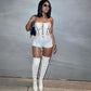 Solid Color Sleeveless Lace-Up Jumpsuit