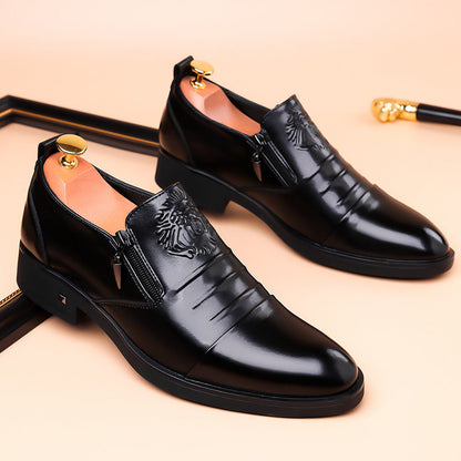 🎉 2026 Sale — Over 13,000 Sold!👞Men's Retro Business Slip-On Ankle Shoes – PU Leather, Cushioned Insole 👜