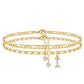 👣 LIMITED TIME 50% OFF! ✨ Layered Gold Ankle Bracelet for Women – Rhinestone, Adjustable, Beach Jewelry 🏖️
