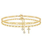 👣 LIMITED TIME 50% OFF! ✨ Layered Gold Ankle Bracelet for Women – Rhinestone, Adjustable, Beach Jewelry 🏖️