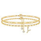 👣 LIMITED TIME 50% OFF! ✨ Layered Gold Ankle Bracelet for Women – Rhinestone, Adjustable, Beach Jewelry 🏖️