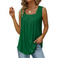 📢📢40% OFF !! ⏰Women's Square Neck Sleeveless Vest T-Shirt
