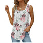 📢📢40% OFF !! ⏰Women's Square Neck Sleeveless Vest T-Shirt