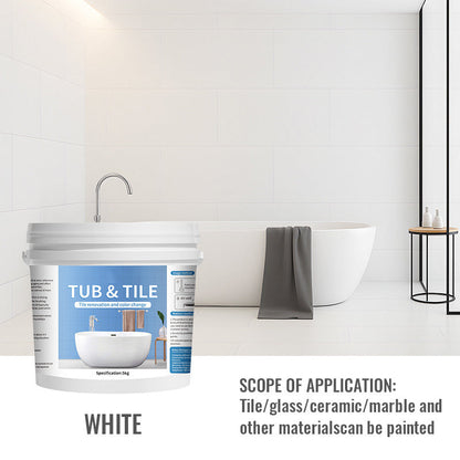 🛁 LIMITED-TIME 50% OFF!🔥Waterproof & Anti-Slip Tile Paint – Water-Based, Low Odor, DIY Bathroom Refinish ✨