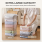 🛏️ LIMITED-TIME 50% OFF! ⚡ No-Pump Vacuum Storage Bags – Press & Seal, Save 80% Space 🗄️