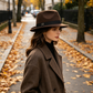 New Faux-Cashmere Wool Felt Fedora — Versatile Western & British Style Jazz Hat — Thickened, Windproof, and Warm
