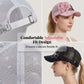 🦋New Style☀️ Rhinestone Butterfly Sequin Baseball Cap