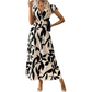 🥳SUMMER HOT SALE🥳💞50K+ SOLD!💥50% OFF! 🔥Women's Casual Printed V-Neck Ruffle Dress – Playful, Feminine & Ready-to-Wear ✨