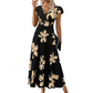🥳SUMMER HOT SALE🥳💞50K+ SOLD!💥50% OFF! 🔥Women's Casual Printed V-Neck Ruffle Dress – Playful, Feminine & Ready-to-Wear ✨