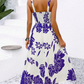 Women's Floral Print Spaghetti Strap Dress