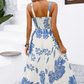 Women's Floral Print Spaghetti Strap Dress