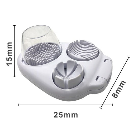 📢📢40% OFF !! ⏰Multifunctional 3-in-1 Egg Slicer