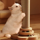 Multifunctional Cat Activity Center with Scratcher and Toys