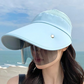 Wide Brim Sun Visor with Face Shield