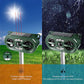 📢📢30% OFF !! ⏰Solar Powered Ultrasonic Animal Deterrent