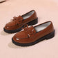 Women's Casual Patent Leather Bow Loafers