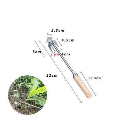 🪴 LIMITED-TIME 50% OFF! ✨ Ergonomic Hand Weeder Kit – Stainless Steel, 4-in-1, Root Removal 🌿
